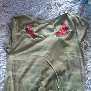 a Camo shirt